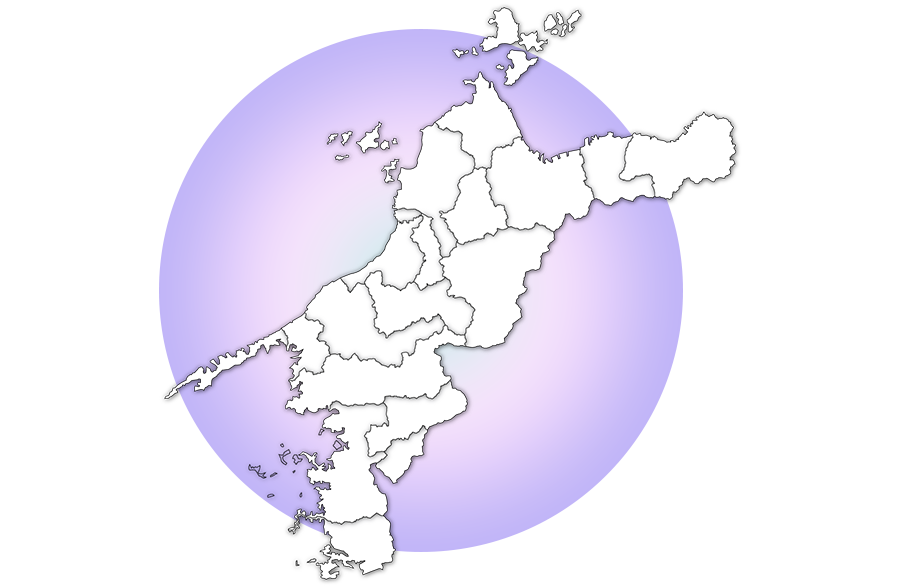 施工エリアは愛媛県内